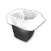 2Work White Swing Bin Liners 45 Litres (Pack of 1000) KF73379