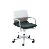Arista Soho Swivel Chair White and Blue KF74191