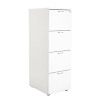 First Filing Cabinet 4 Drawer White
