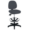 Arista Charcoal Adjustable Draughtsman Chair KF815148