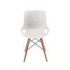 Jemini 4 Leg Wire Base Breakout Chair White KF838764