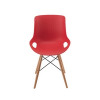 Jemini 4 Leg Wire Base Breakout Red Chair KF838765