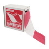 Flexocare Red and White Polythene Barrier Tape Dispenser 72mmx500m 7101001
