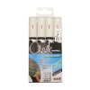 Uni Medium White Chalk Markers (Pack of 4) 153494342