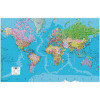 Map Marketing Giant World Political Framed Map GWLDF