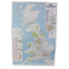 Map Marketing UK Postcode Areas Laminated Map BIPA