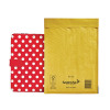 Mail Lite Padded Postal Bag Size D/1 181x273mm Gold (Pack of 100) 100943477