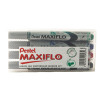 Pentel Maxiflo Whiteboard Marker Fine Bullet Tip Assorted Hanging (Pack of 4) YMWL5S-4