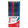 Pentel EnergelxRetractable Gel Rollerball Assorted YBL107/6-MIX