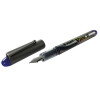 Pilot Blue Ink/Metallic Grey Barrel VPen Disposable Fountain Pens (Pack of 12) SVP-4M-03