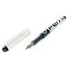 Pilot Black Ink/White Barrel VPen Disposable Fountain Pen (Pack of 12) SV4W01