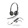 Plantronics Black Wire C325-Binaural USB and 3.5mm 204446-01