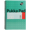 Pukka Jotta A5 Notebook Wirebound Polypropylene Feint Ruled 200 Pages Black (Pack of 3) JP021