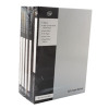 Pukka Casebound A5 Notebook Feint Ruled 192 Pages Silver (Pack of 5) RULA5