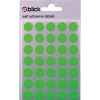 Blick Green Fluorescent Labels in Bags Round 13mm (Pack of 2800) RS004158