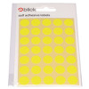 Blick Yellow Fluorescent Label Bag Round 13mm (Pack of 2800) RS004752