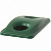 Rubbermaid Slim Jim Bin Lid Bottles and Cans Green 2692-GRN/R001090