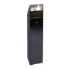 Black Hooded Top 6.6 Litre Cigarette Ash Tower Bin 317469