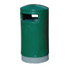 Outdoor Hooded Top Bin 75 Litre Green 321771