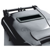 Grey Confidential Waste Wheelie Bin 360 Litre With Slot and Lid Lock 377882