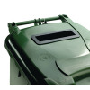 Green Confidential Waste Wheelie Bin 240 Litre With Slot and Lid Lock 377916