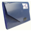 Snopake 6 Part Expanding Organiser A4 Dark Blue 11892