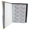 Identibadge Black Visitors Book Value Pack IBVBSYS300