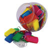 Kevron Plastic Clicktag Key Tag Large Assorted Tub (Pack of 150) ID5AC150