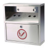 Sterling Steel Wall Mounted Ash Bin 5.5 Litre CIGBINSQ