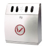 Sterling Steel Curved Wall Mounted Ash Bin 3.7 Litre CIGBINCRV