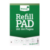Silvine Punched 4 Hole Headbound 80 Leaf Ruled Narrow Feint Refill A4 Pad (Pack of 6) A4RPNF