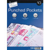 10 Punched Pockets (Pack of 12)