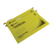 Esselte Classic Foolscap Yellow Suspension File Pack of 25 90335