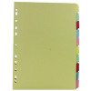 Multicoloured A4 10 Part Divider WX26082