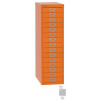 Bisley 15 Drawer Grey Non-Locking Multi-Drawer Cabinet BY31067