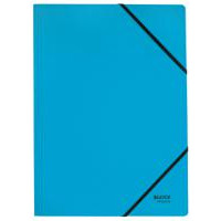 Leitz Recycle Card Folder With Elastic Band Closure A4 Blue 39080035