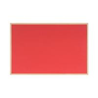 Bi-Office Double-Sided Board Cork And Felt 600x900mm Red FB0710010