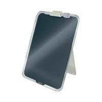 Leitz Cosy Glass Drywipe Desktop Easel Whiteboard Velvet Grey 39470089