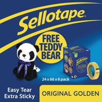 Sellotape Original Golden Tape 24mmx66m (Pack of 6) 1443306