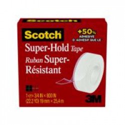 Scotch Crystal Tape, Refill Pack, 19 mm x25 m, 3 Rolls - Provides a Strong  and Permanent Bond