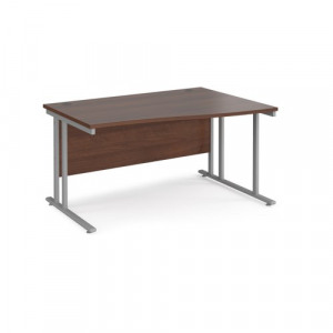 MC14WRSW Maestro 25 right hand wave desk 1400mm, The Office Box