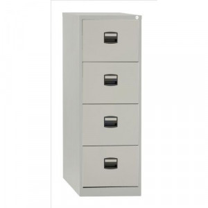 394976 Trexus 4 Drawer Filing Cabinet 470x622x1321mm Goose