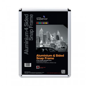UP22623 Stewart Superior Snap Frame A3 Chrome, The Office Box