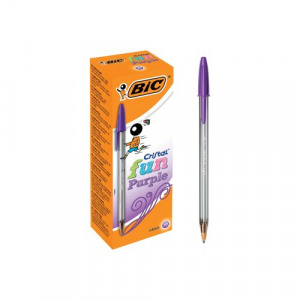 BC39581 Bic Cristal Fun Ballpoint Pen, CPS Office Supplies Ltd