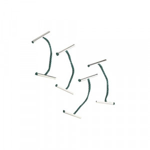 KF04580 Q-Connect Metal Treasury Tag 25mm (Pack, The Office Box