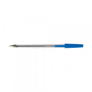KF26039 Q-Connect Medium Blue Ballpoint Pen, The Office Box