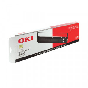 OK3410 Oki Microline 3410 Fabric Ribbon Black, The Office Box