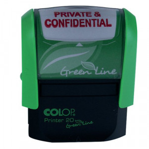 EM00557 COLOP Green Line Word Stamp Direct Business Supplies