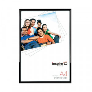 Pht80303 Photo Al Company Picture Frames Office Supplies Now Ltd Pht80303 Photo Al Co Backloader A4 Black Gl Blra4bk