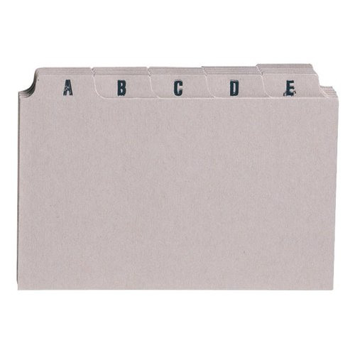 295772 5 Star Office Guide Card Set A-Z, Stationery Express Ltd